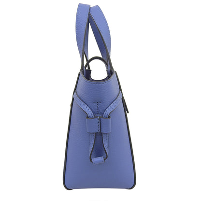 FURLA フルラ 美品 NET MINI 2WAYハンドバッグ ハンドバッグ レディース ブルー BASRFUA HSF000 ハンドバッグ