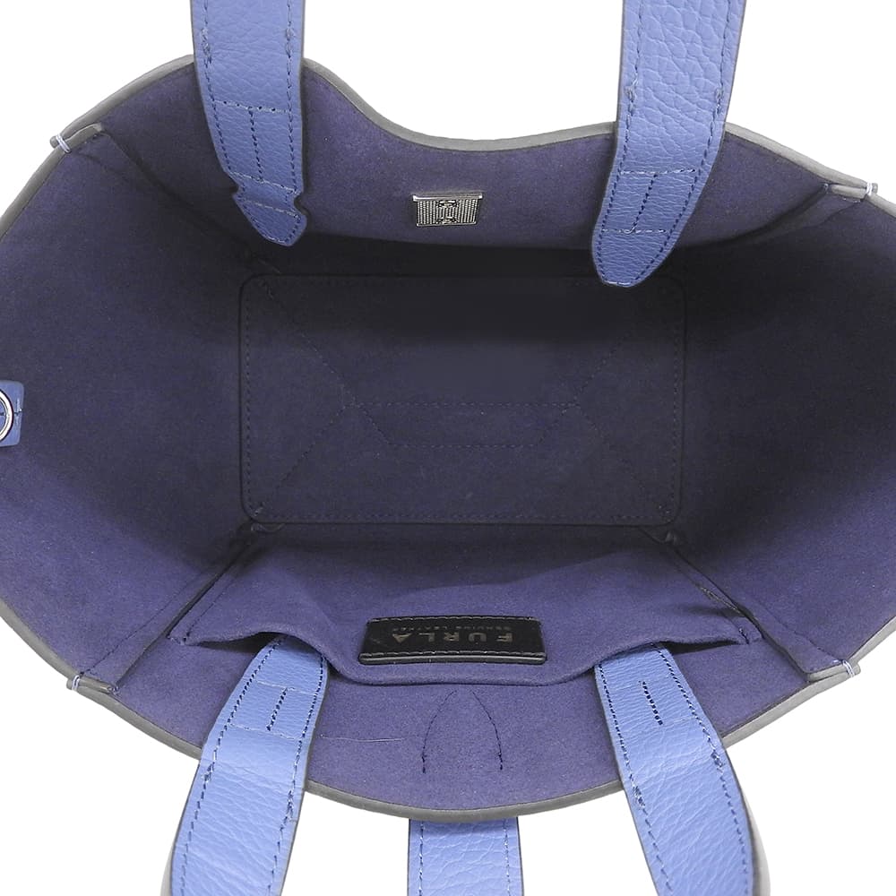 FURLA フルラ 美品 NET MINI 2WAYハンドバッグ ハンドバッグ レディース ブルー BASRFUA HSF000 ハンドバッグ