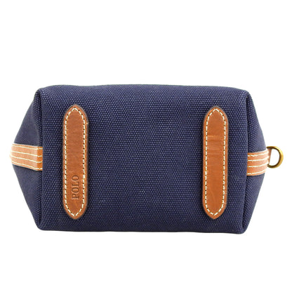 POLO RALPH LAUREN ポロ ラルフローレン 新品同様 Bellport キャンバス 2WAYショルダーバッグ ハンドバッグ レディース ネイビー ハンドバッグ