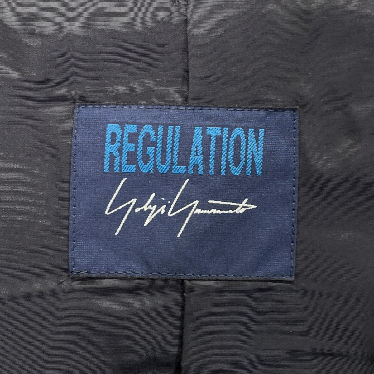 REGULATION Yohji Yamamoto FB-C81-101 24-25AW Black MELTON R-CROPPED RAGLAN SLV COAT Semi-Double Long Coat Coat