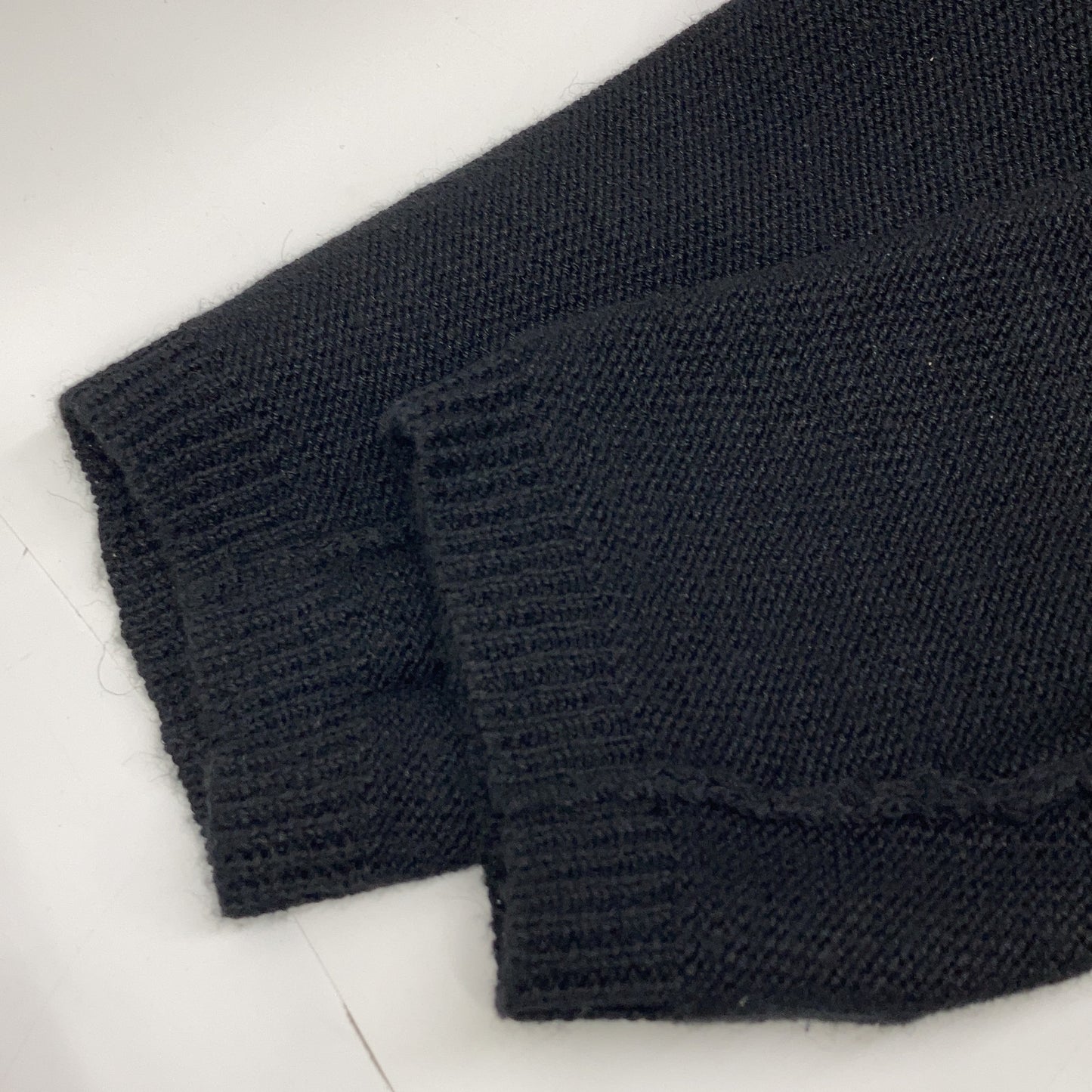 20AW HR-K97-475 Black Alpaca Blend Knit Long Coat Coat 3 Men's