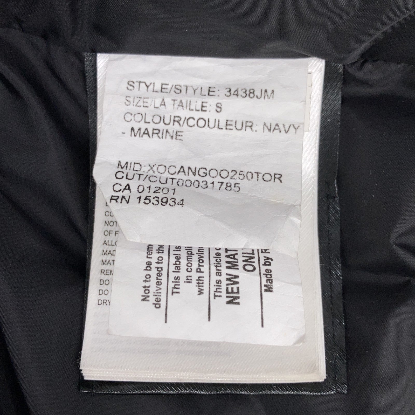 Domestic official 3438JM Jasper Down Jacket Jacket S Men's