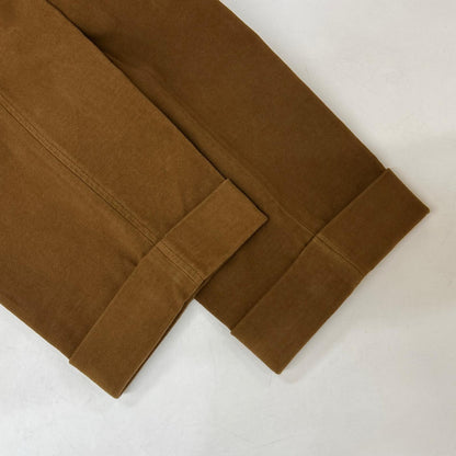 INCOTEX Brown 1-Pleat Tapered Slacks Bottoms 50