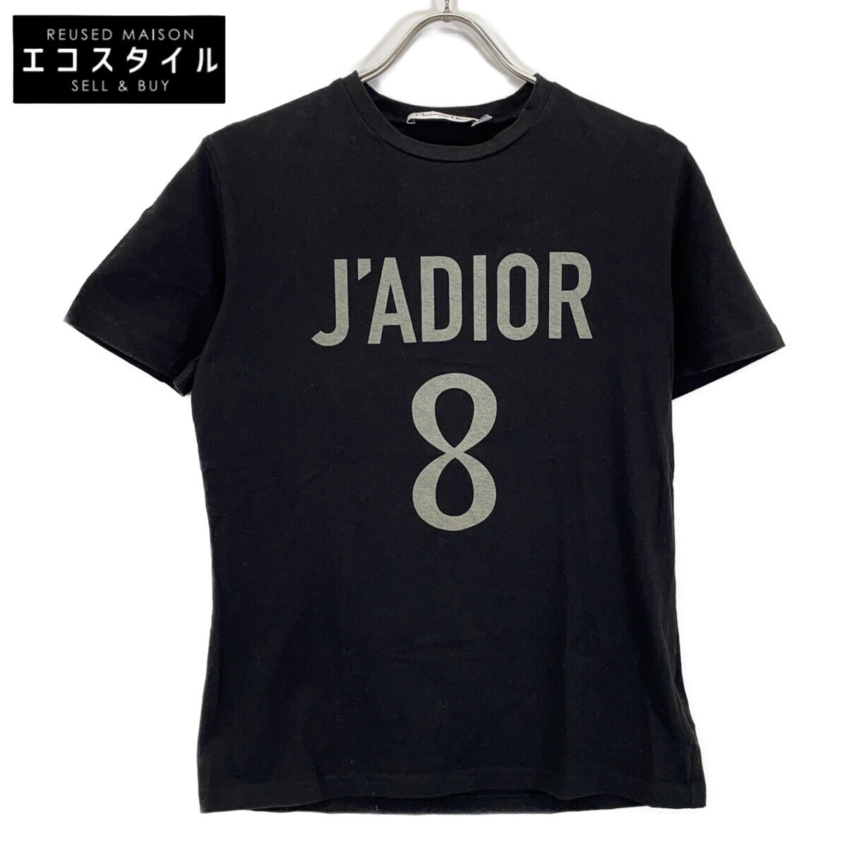 Christian Dior 【Domestic Regular Product】213T03TC001 J'ADIOR8 Logo Crew Neck Linen Blend Short Sleeve T-shirt/Top
