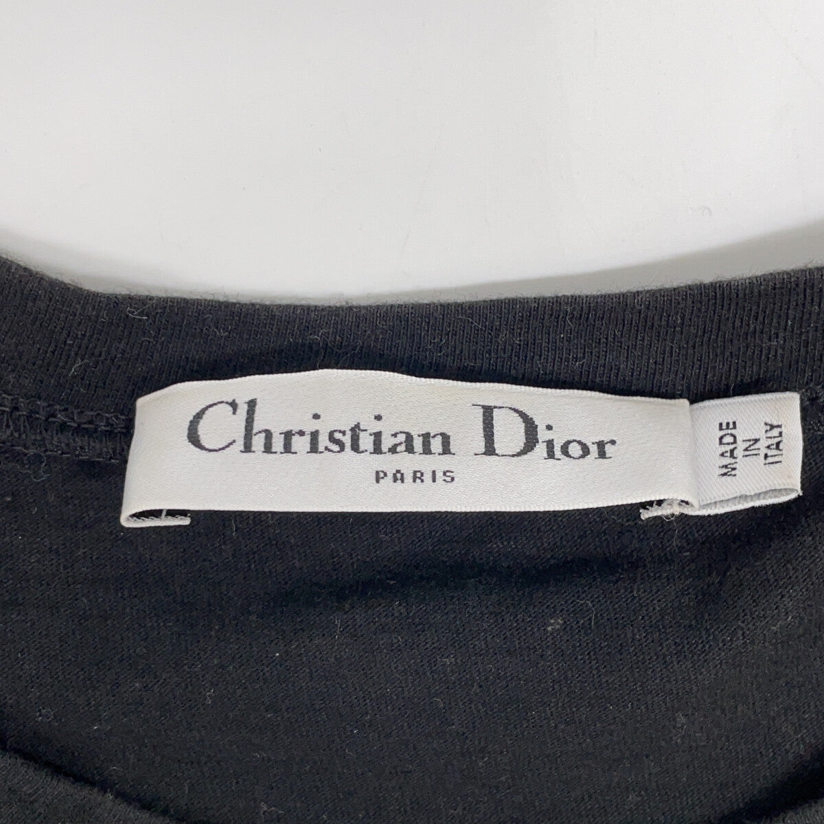 Christian Dior 【Domestic Regular Product】213T03TC001 J'ADIOR8 Logo Crew Neck Linen Blend Short Sleeve T-shirt/Top