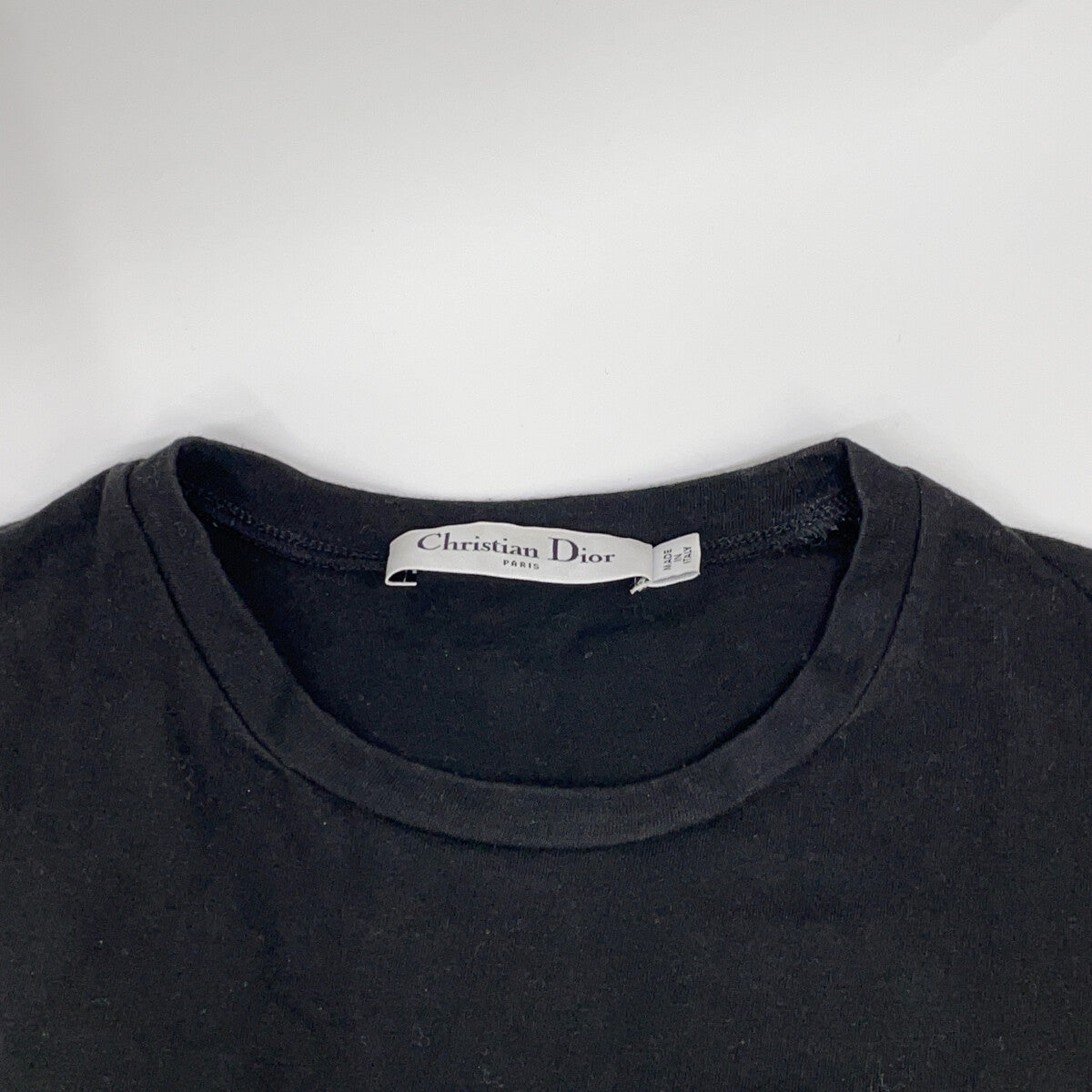 Christian Dior 【Domestic Regular Product】213T03TC001 J'ADIOR8 Logo Crew Neck Linen Blend Short Sleeve T-shirt/Top