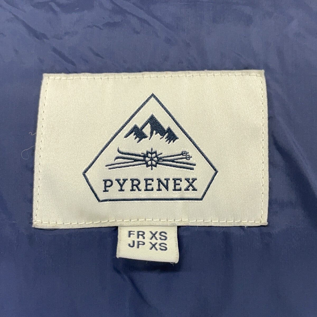 PYRENEX ピレネックス HMK009 ネイビー ANNCEY アヌシー ファー付きダウンジャケット ジャケット