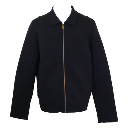 【美品/国内正品/25年款】RM251MJ NTY HSN42W EMBOSS TECHNICAL WOOL JACKET 压纹LV标志拉链针织夹克 夹克 XL 男士