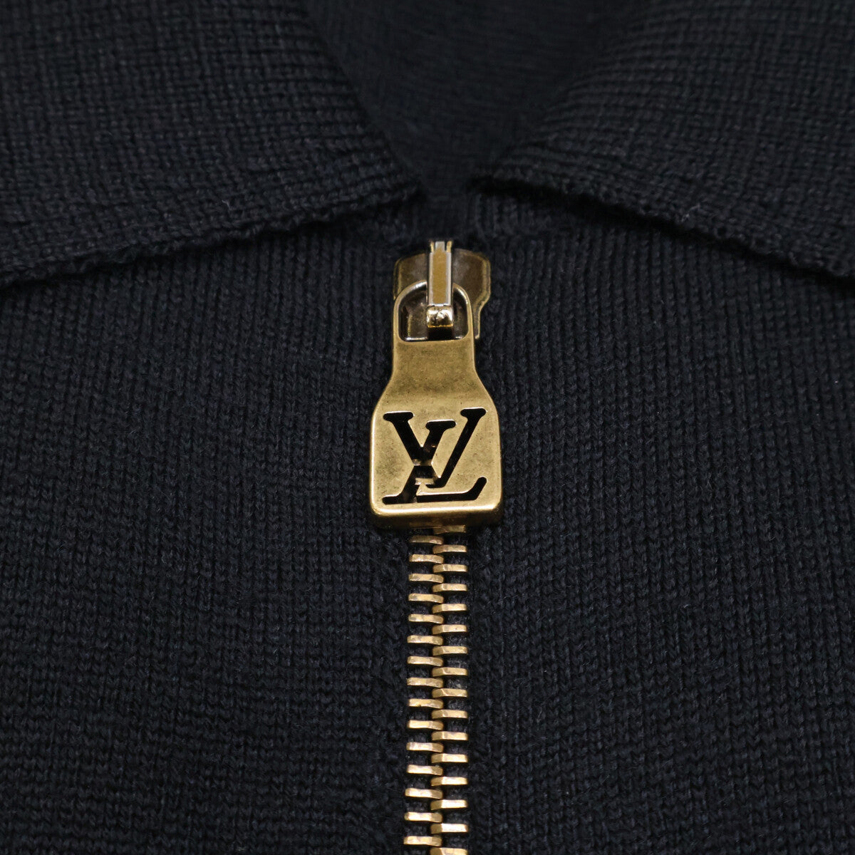 【美品/国内正品/25年款】RM251MJ NTY HSN42W EMBOSS TECHNICAL WOOL JACKET 压纹LV标志拉链针织夹克 夹克 XL 男士