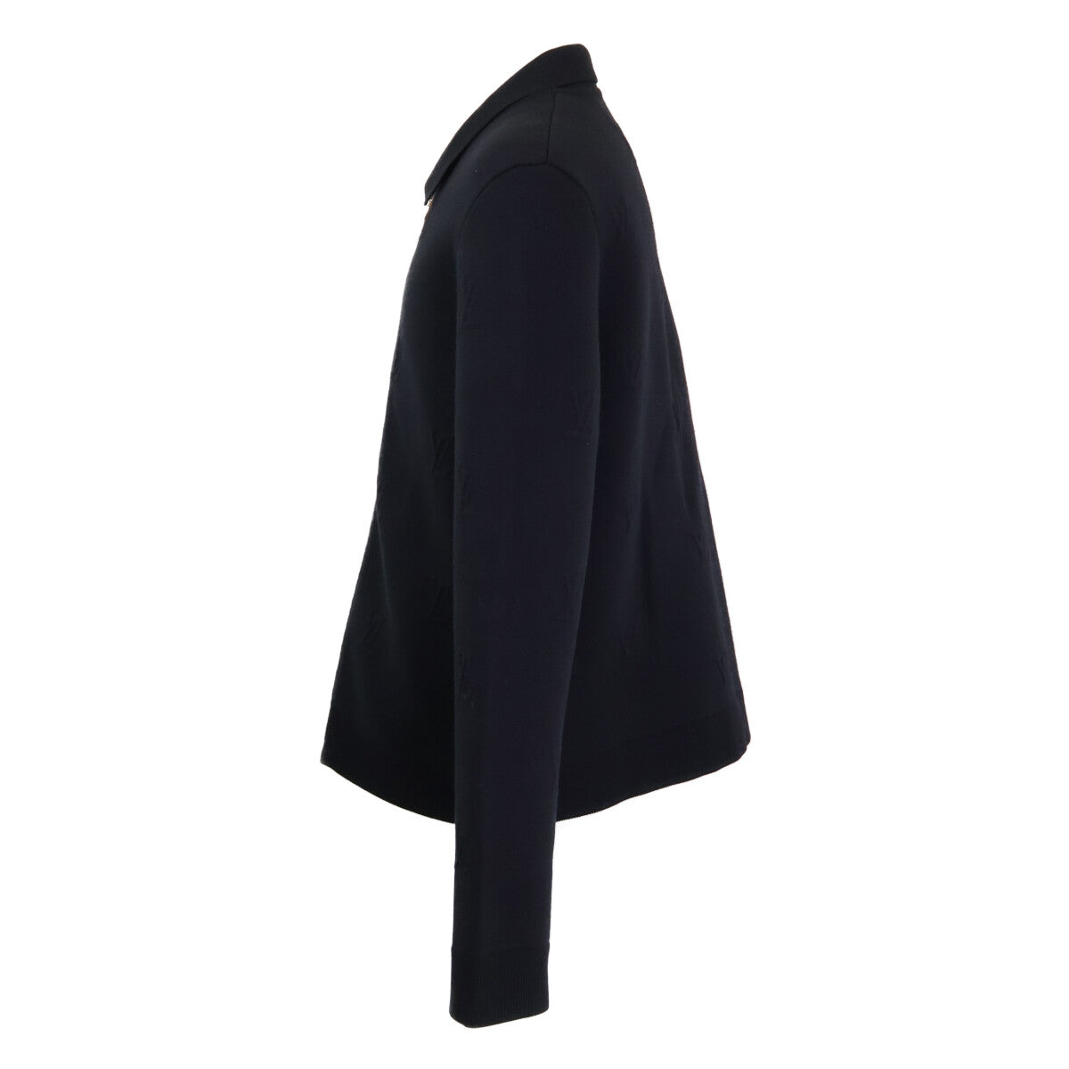 【美品/国内正品/25年款】RM251MJ NTY HSN42W EMBOSS TECHNICAL WOOL JACKET 压纹LV标志拉链针织夹克 夹克 XL 男士