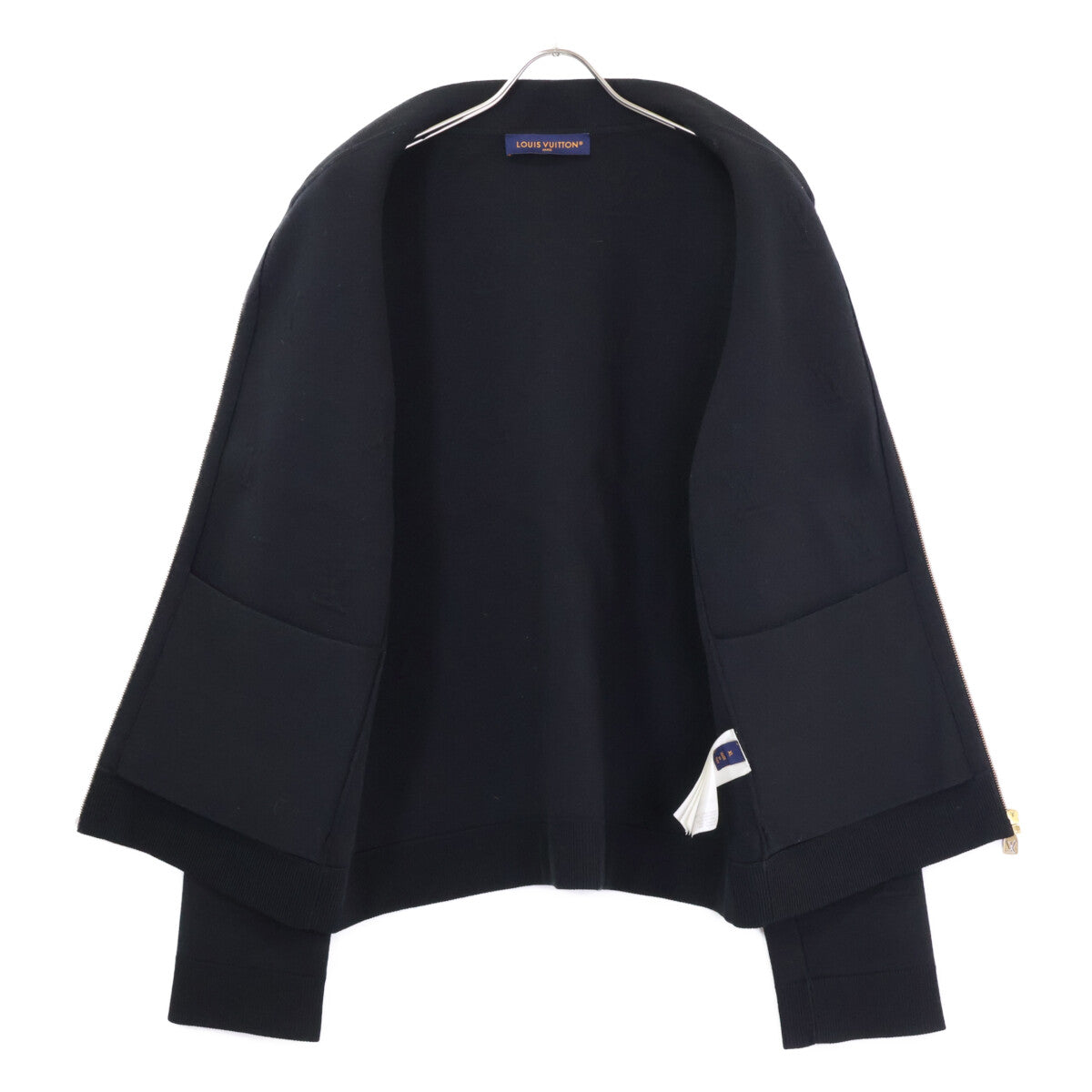 【美品/国内正品/25年款】RM251MJ NTY HSN42W EMBOSS TECHNICAL WOOL JACKET 压纹LV标志拉链针织夹克 夹克 XL 男士