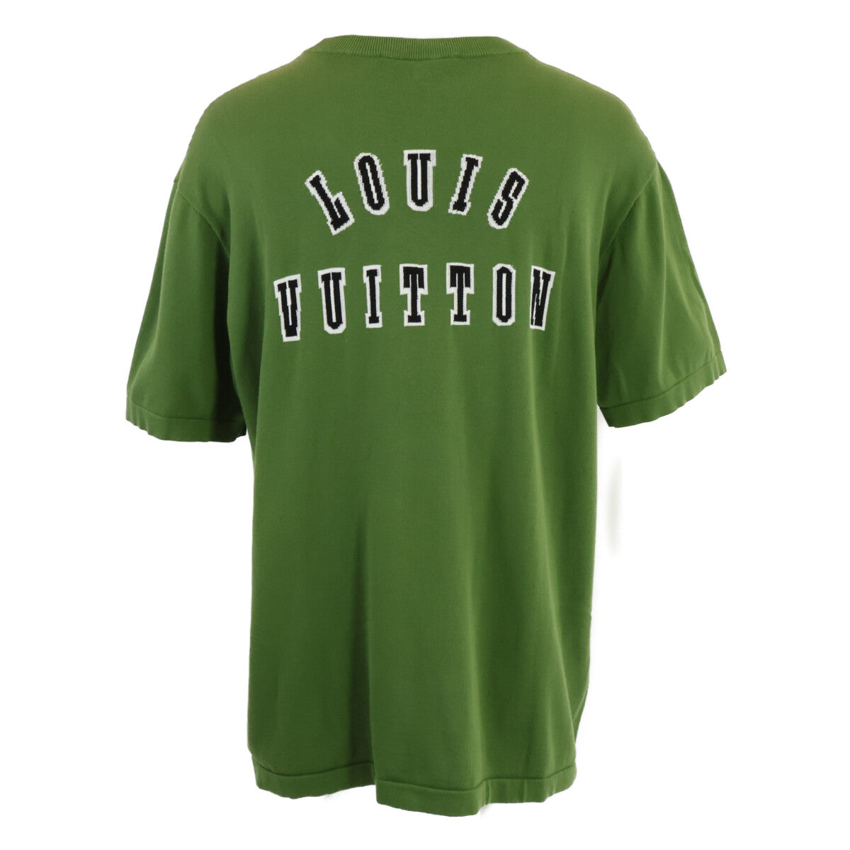 LOUIS VUITTON Louis Vuitton [Excellent Condition / Domestic Regular Product / Made in 2025] RM251MM AUR HSN14W Dog Logo Crew Neck Short Sleeve Knit Sweater / Top