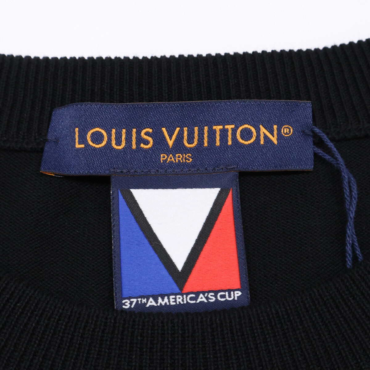 LOUIS VUITTON 路易威登 【全新同款/国内正品/24AW】RM242MH OY8 HRN57W 镶饰短袖棉质圆领衫 第37届美洲杯帆船赛 短袖针织衫/上衣