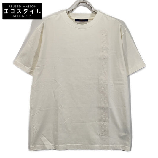 LOUIS VUITTON ルイヴィトン RM212M DT3 HLY22W 21AW ホワイト エンボスロゴ ショートスリーブカットソー Tシャツ トップス