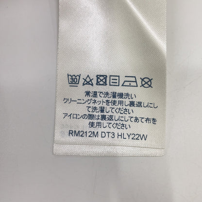 LOUIS VUITTON RM212M DT3 HLY22W 21AW White Embossed Logo Short-Sleeve Cut and Sew T-Shirt Top