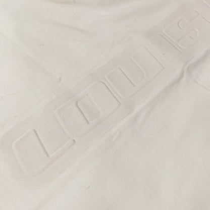 LOUIS VUITTON RM212M DT3 HLY22W 21AW White Embossed Logo Short-Sleeve Cut and Sew T-Shirt Top