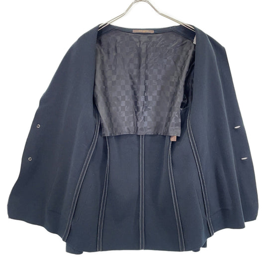 LOUIS VUITTON ルイヴィトン RM121M H1KN47MS7 12SS ブラック LVロゴ 2Bニットテーラードジャケット ジャケット