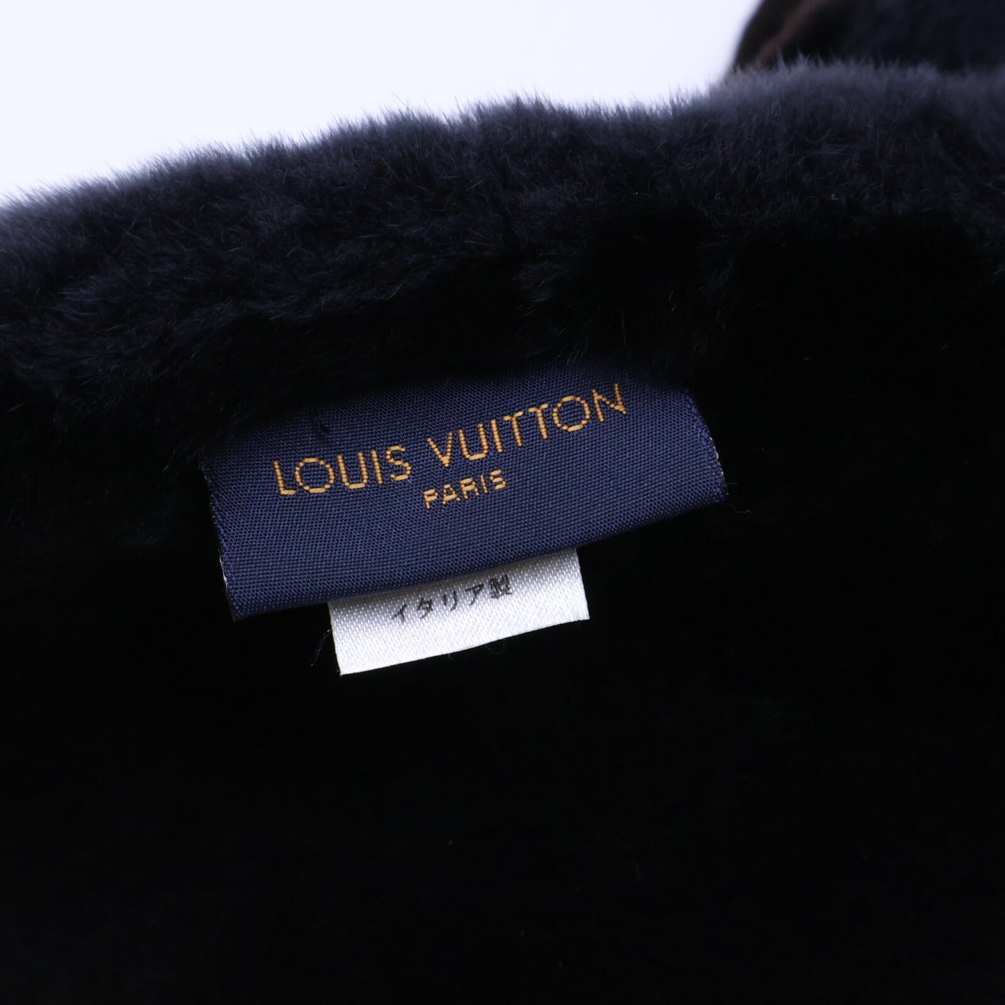 LOUIS VUITTON ルイヴィトン 美品 M71660 バイカラー シェアードミンク マフラー