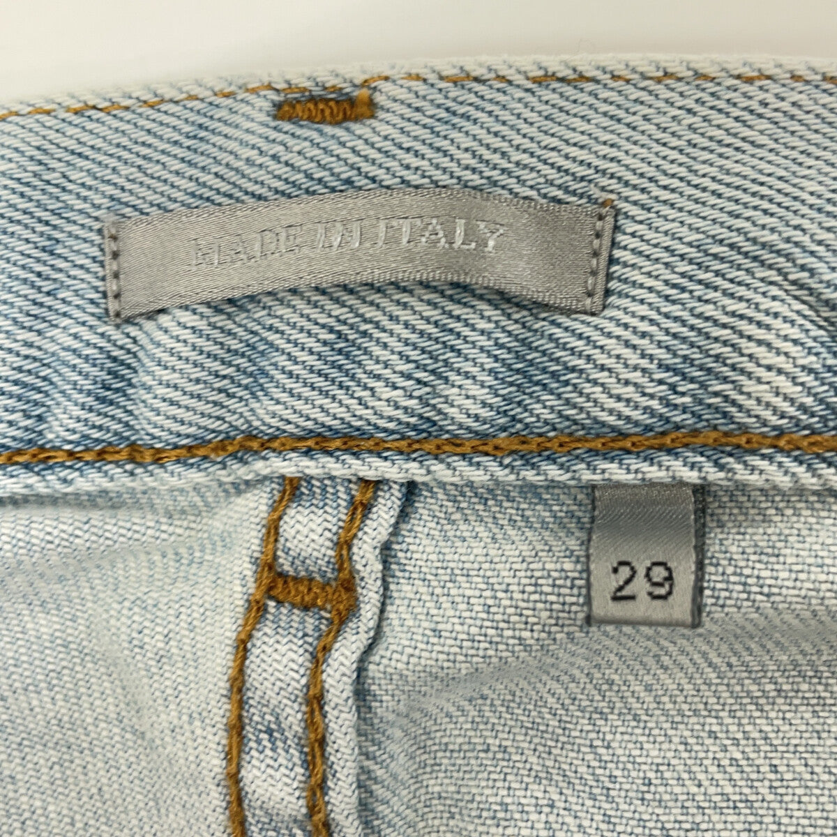 DIOR ディオール 863DS11T082X ライトブルー ジップフライデニムパンツ ボトムス