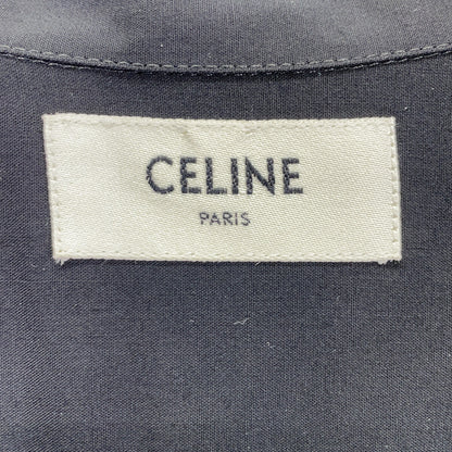 CELINE 思琳 2C84A852C 黑色 后幅Logo短袖衬衫 上衣