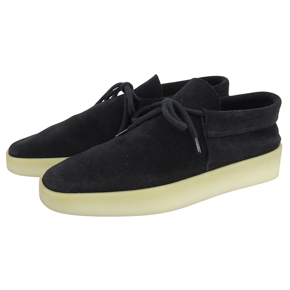 FEAR OF GOD フィアオブゴッド スエード モカシン モックローファー シューズ メンズ 黒 ブラック 40 シューズ