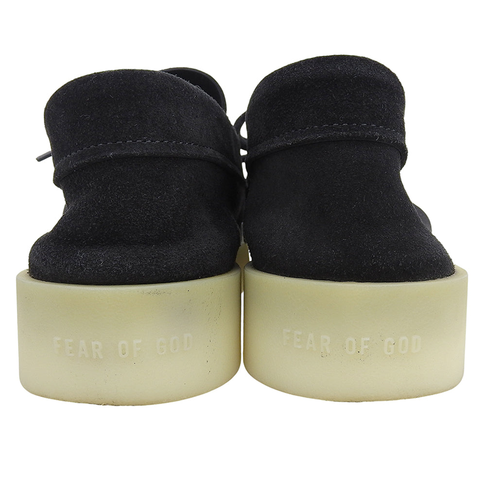 FEAR OF GOD フィアオブゴッド スエード モカシン モックローファー シューズ メンズ 黒 ブラック 40 シューズ