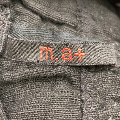 m.a+ Grey x Black Docking Cut-Off Skirt