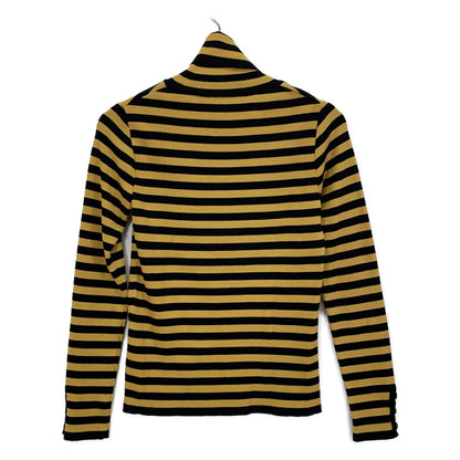 【Excellent condition】PJ-2022AW-01 Border Turtleneck Knit Sweater / Tops M Women's