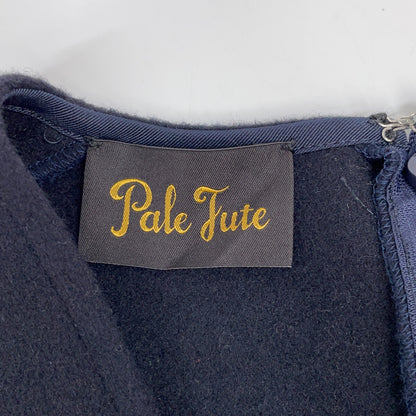 Pale Jute [Excellent condition/24AW] PJ-2024AW-02 Wool Back Zip V-Neck Vest