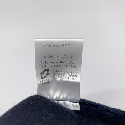 Pale Jute [Excellent condition/24AW] PJ-2024AW-02 Wool Back Zip V-Neck Vest
