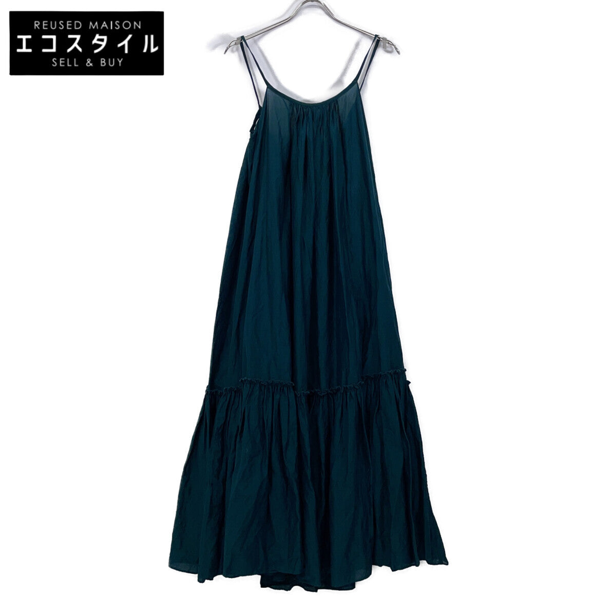 Whim Gazette 【Excellent Condition】Kyoko Hasegawa Collaboration WGZ1041409A0004 Cotton x Silk Voluminous Maxi Dress