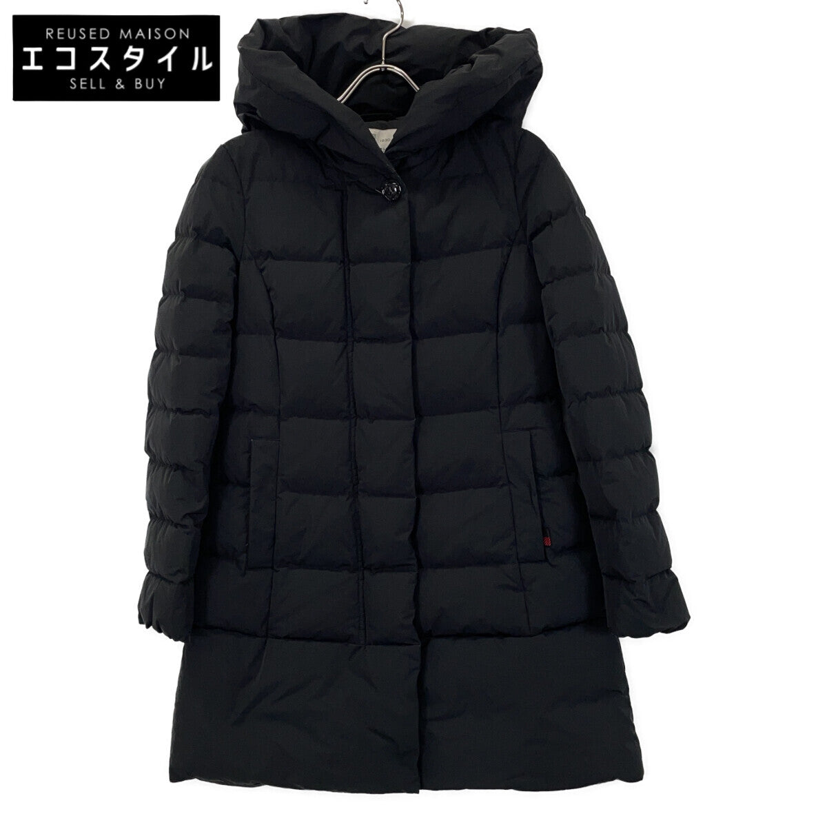 WOOLRICH ウールリッチ 【UNITED ARROWS別注】WWCPS2868 ﾌﾞﾗｯｸ PUFFY PRESCOTT ﾌｰﾃﾞｨﾀﾞｳﾝｼﾞｬｹｯﾄ コート S