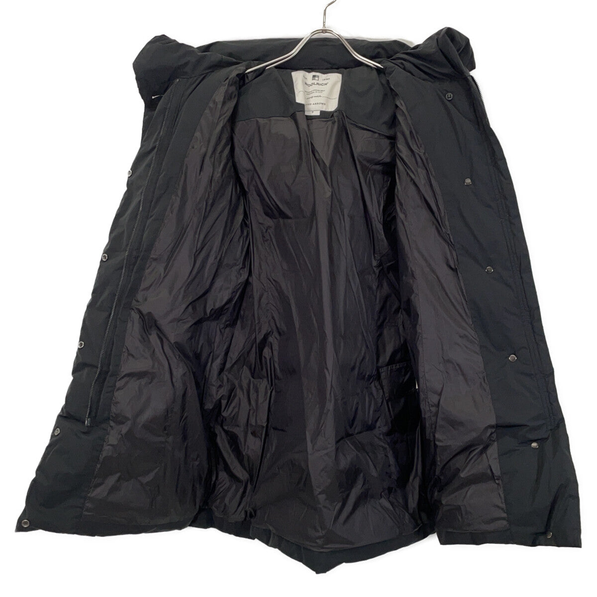 WOOLRICH ウールリッチ 【UNITED ARROWS別注】WWCPS2868 ブラック PUFFY PRESCOTT フーディダウンジャケット コート