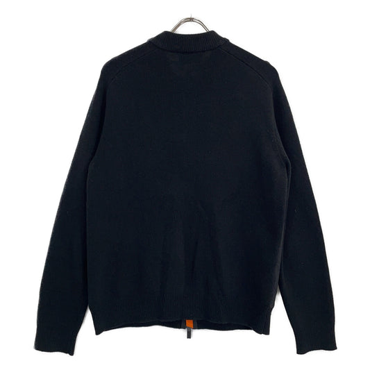 HERMES Hermès Official Domestic Product Wool x Cashmere Nylon-Panel Zip-Up Jacket Jacket