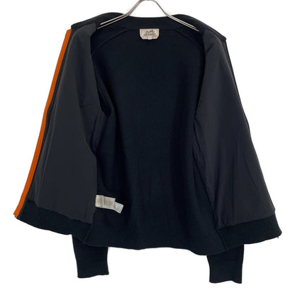 HERMES エルメス 【国内正規】ウールｘカシミヤ ナイロン切替 ジップアップ ジャケット ジャケット