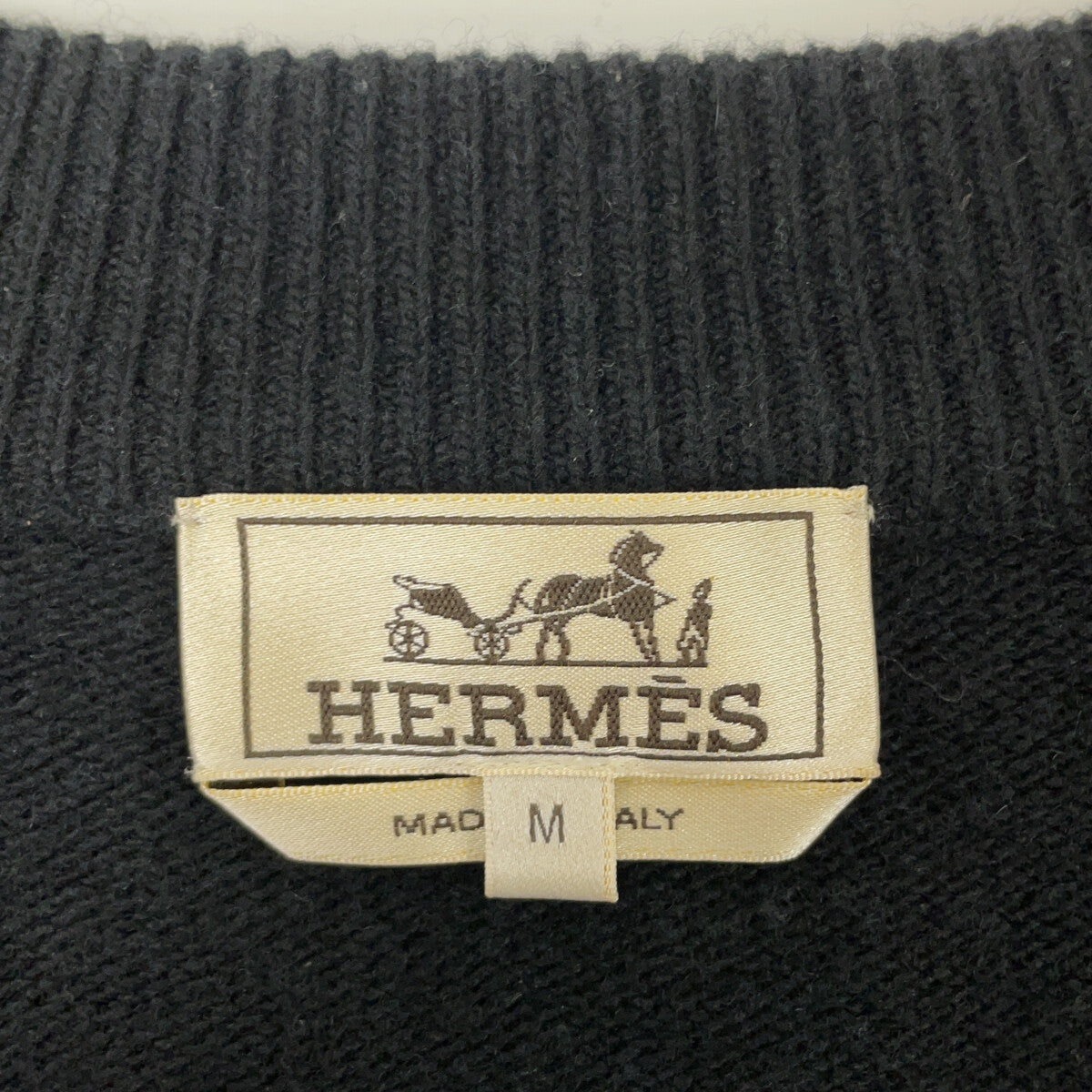 HERMES エルメス 【国内正規】ウールｘカシミヤ ナイロン切替 ジップアップ ジャケット ジャケット