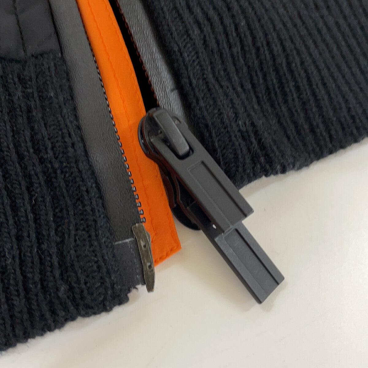 HERMES エルメス 【国内正規】ウールｘカシミヤ ナイロン切替 ジップアップ ジャケット ジャケット