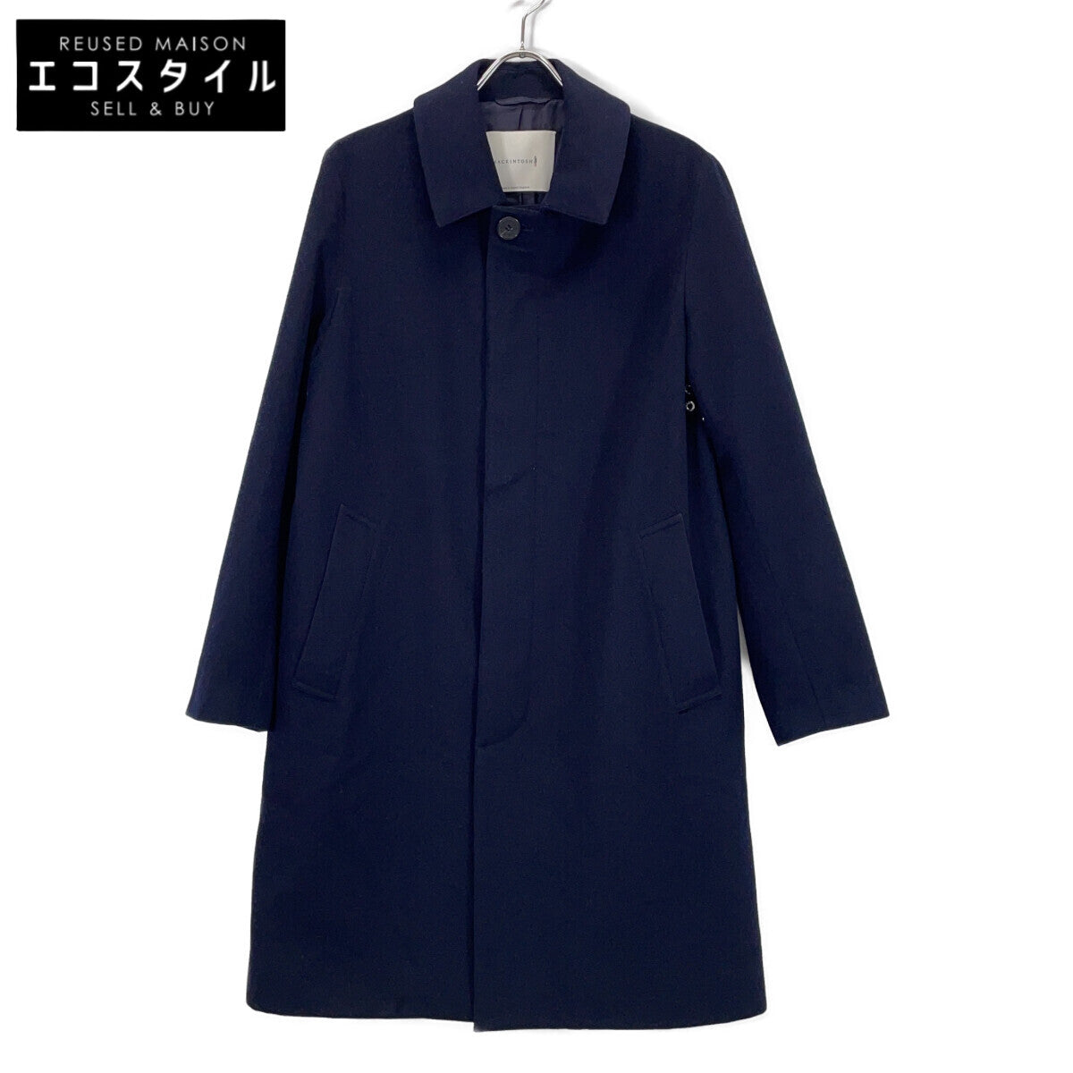 MACKINTOSH マッキントッシュ GM-1001FD ネイビー ダンケルド/DUNKELD ウールステンカラーコート コート