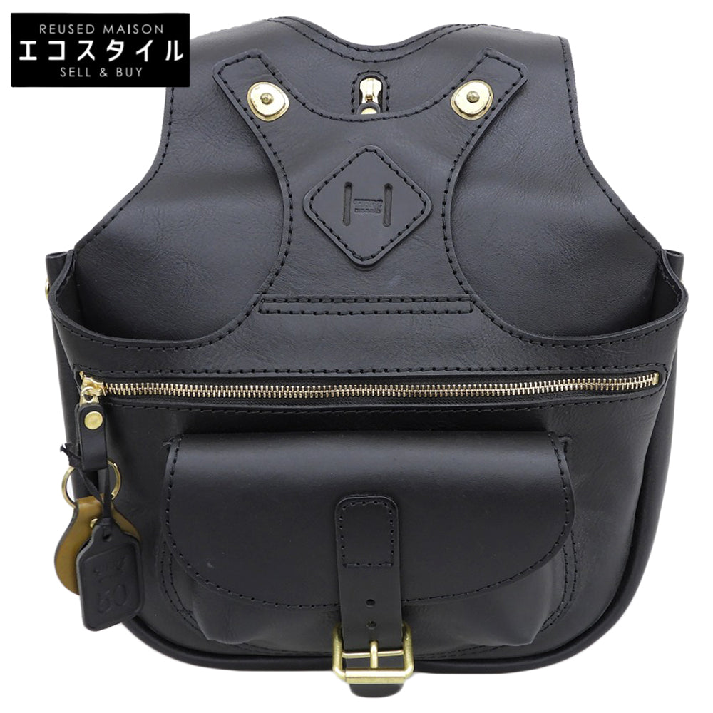 HERZ ヘルツ 着る鞄 ポケット付き S ソフトレザー リュック デイパック メンズ ブラック R-14 リュック バックパック S