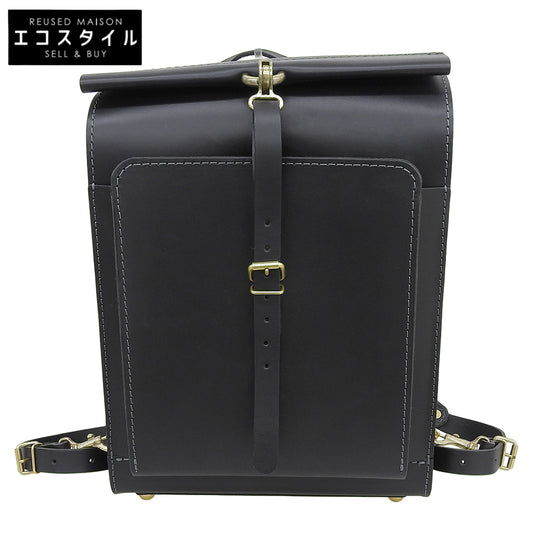 HERZ ヘルツ ソフトレザー 1本ベルトバレルリュック リュック デイパック メンズ ブラック R-26 リュック バックパック F