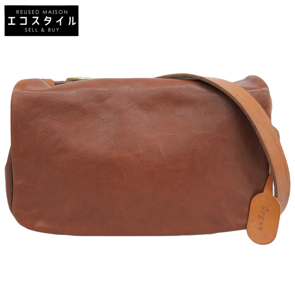 organ オルガン G92 アンバー ソフトレザー ボディバッグ M レディース ブラウン ボディバッグ M