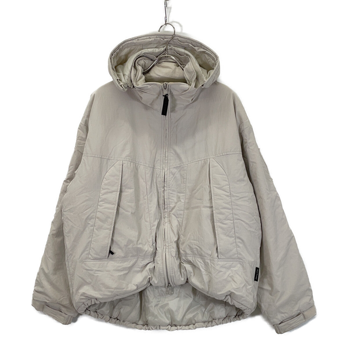 WILD THINGS WT24103SN White Short Monster Parka Jacket S