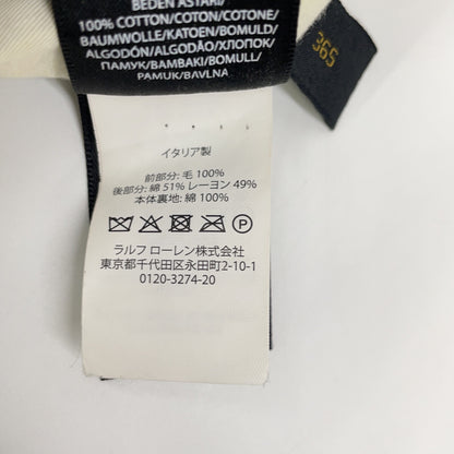 RRL 双R标 782806444001 意大利产 海军蓝 羊毛 条纹马甲/背心 马甲