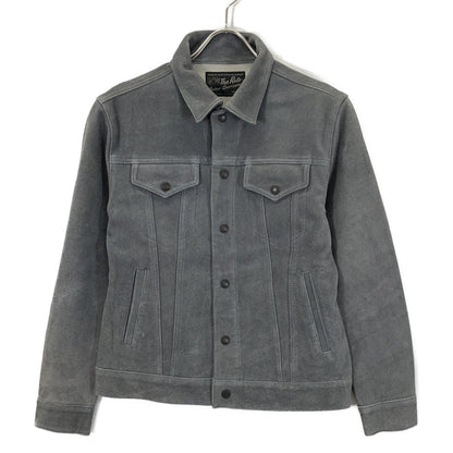 RATS 拉茨 23'RJ-0907 灰色 牛麂皮 按扣 麂皮夹克/SUEDE LEATHER JKT 夹克 S