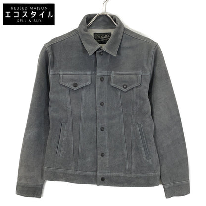 RATS 拉茨 23'RJ-0907 灰色 牛麂皮 按扣 麂皮夹克/SUEDE LEATHER JKT 夹克 S
