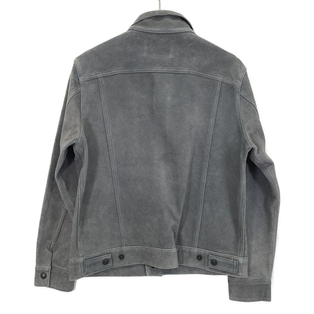 RATS 拉茨 23'RJ-0907 灰色 牛麂皮 按扣 麂皮夹克/SUEDE LEATHER JKT 夹克 S