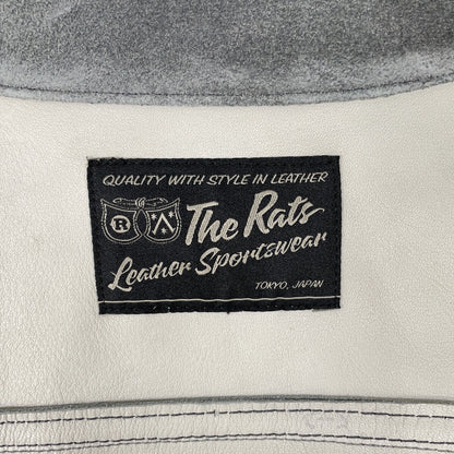 RATS 拉茨 23'RJ-0907 灰色 牛麂皮 按扣 麂皮夹克/SUEDE LEATHER JKT 夹克 S