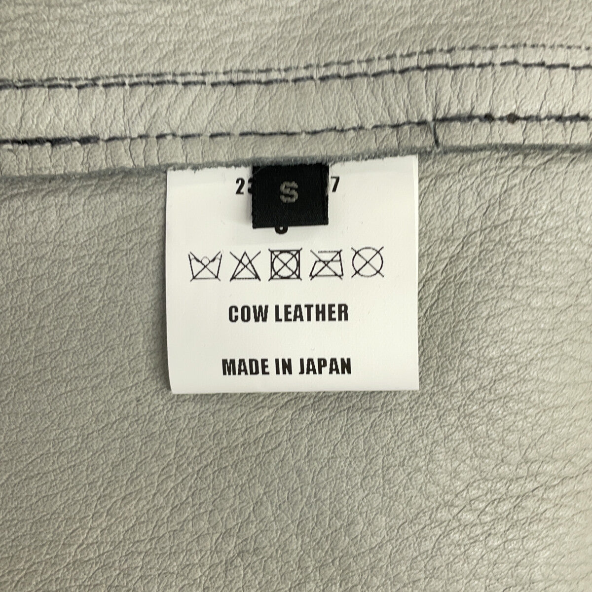 RATS 拉茨 23'RJ-0907 灰色 牛麂皮 按扣 麂皮夹克/SUEDE LEATHER JKT 夹克 S