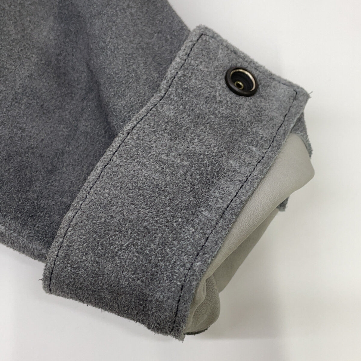 RATS 拉茨 23'RJ-0907 灰色 牛麂皮 按扣 麂皮夹克/SUEDE LEATHER JKT 夹克 S