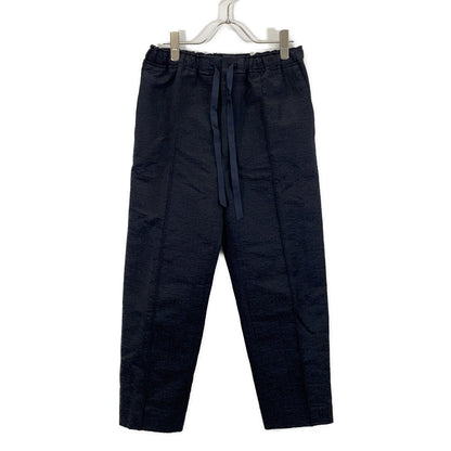 6514-236-1373 Cotton/Silk Kasuri Jacquard Tapered Pants / Bottoms 36 Women's